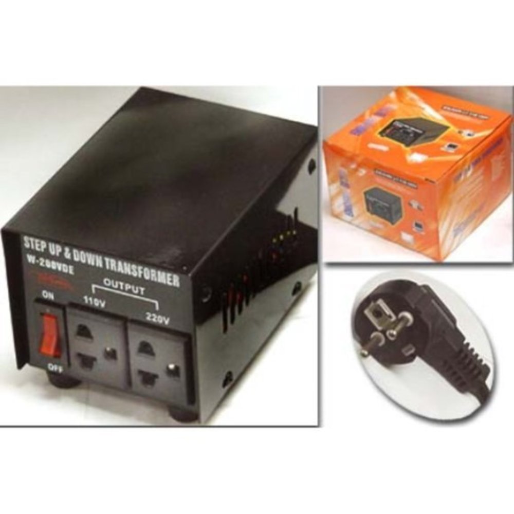 Wisdom W-200VDE 200W Step Up & Step Down Transformer